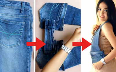 ¡Manos a la obra! Para hacer este chaleco solo necesitas un pantalón de mezclilla viejo